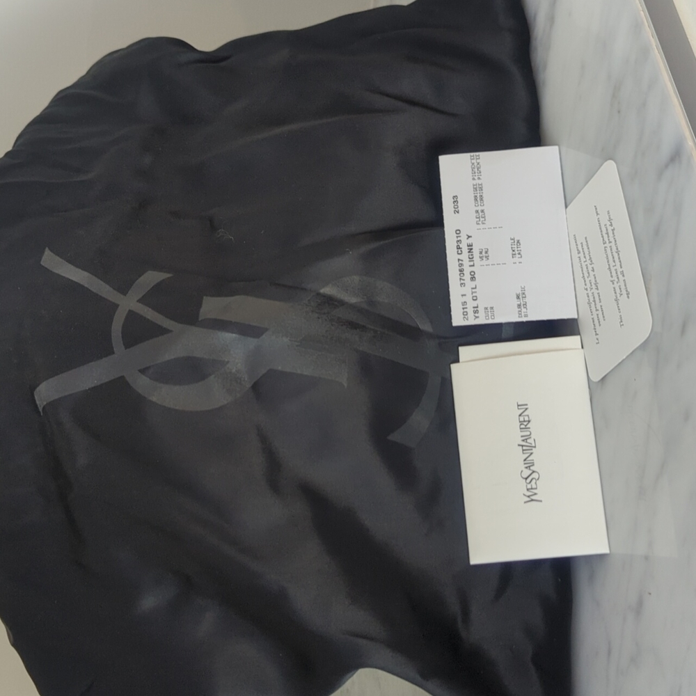 Authentic Saint Laurent ysl black shoulder and top handle bag - Picture 9 of 12